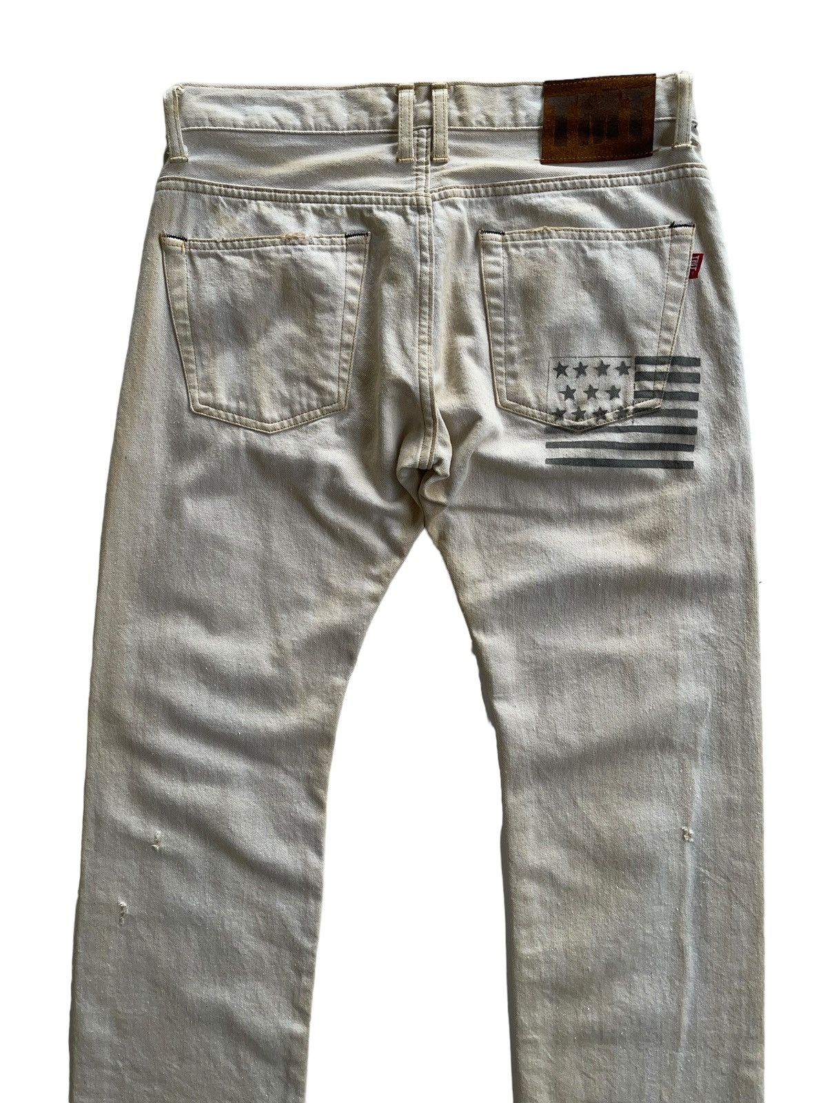 TMT TMT Japan Distressed Dirty Patchwork Pattern Denim Size US 34 / EU 50 - 5 Thumbnail