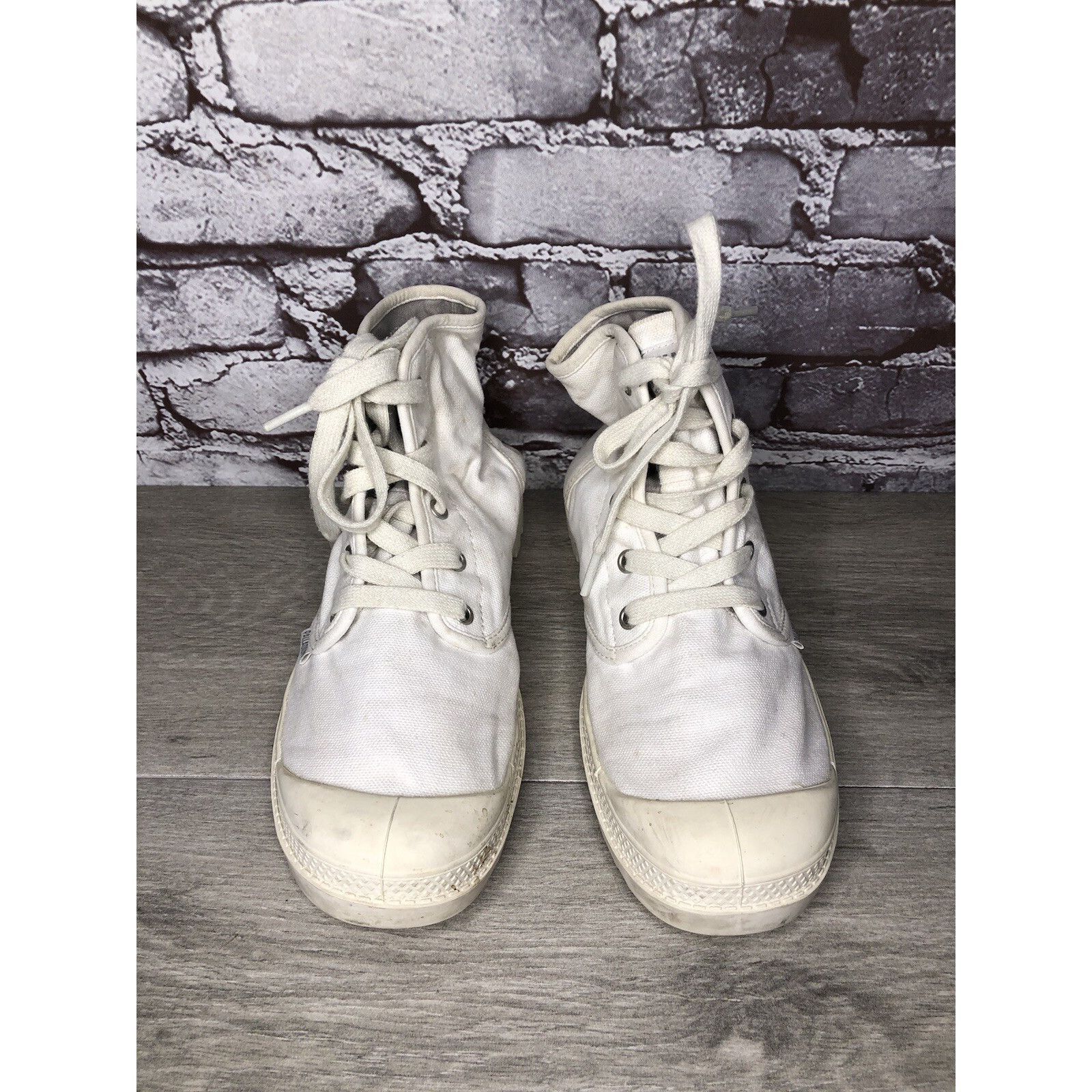 Palladium Palladium Pampa Hi White Canvas Fabric Lace Up Combat Boots Size US 9 / IT 39 - 17 Thumbnail