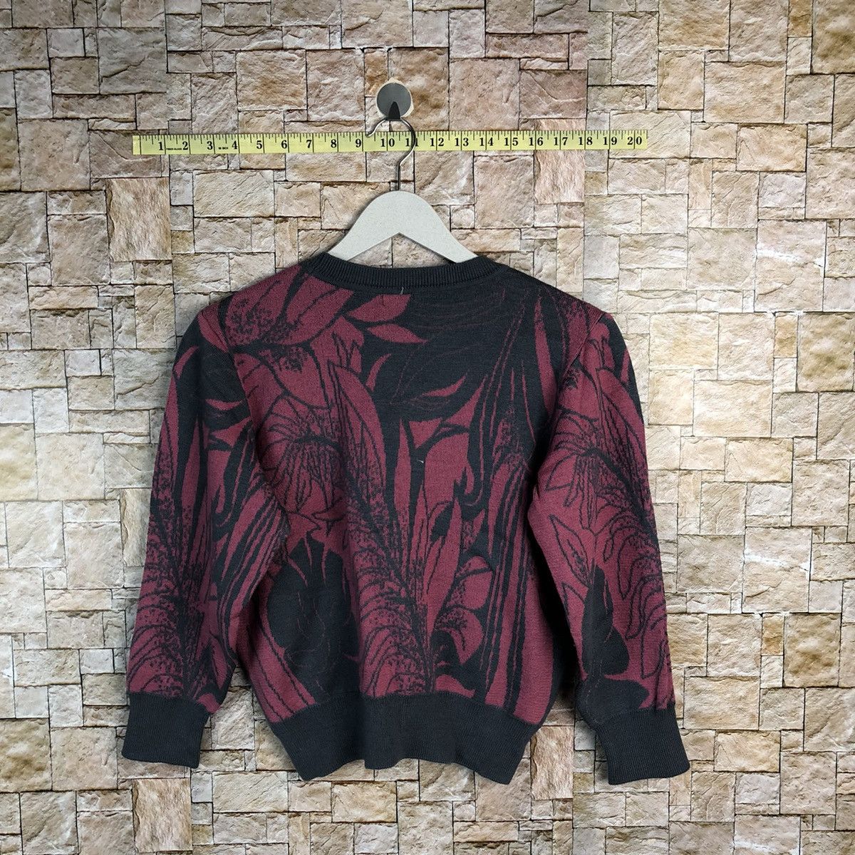 Homespun Knitwear Remminal Pink vintage art sweatshirt Knitwear #A309 Size XS / US 0-2 / IT 36-38 - 12 Thumbnail