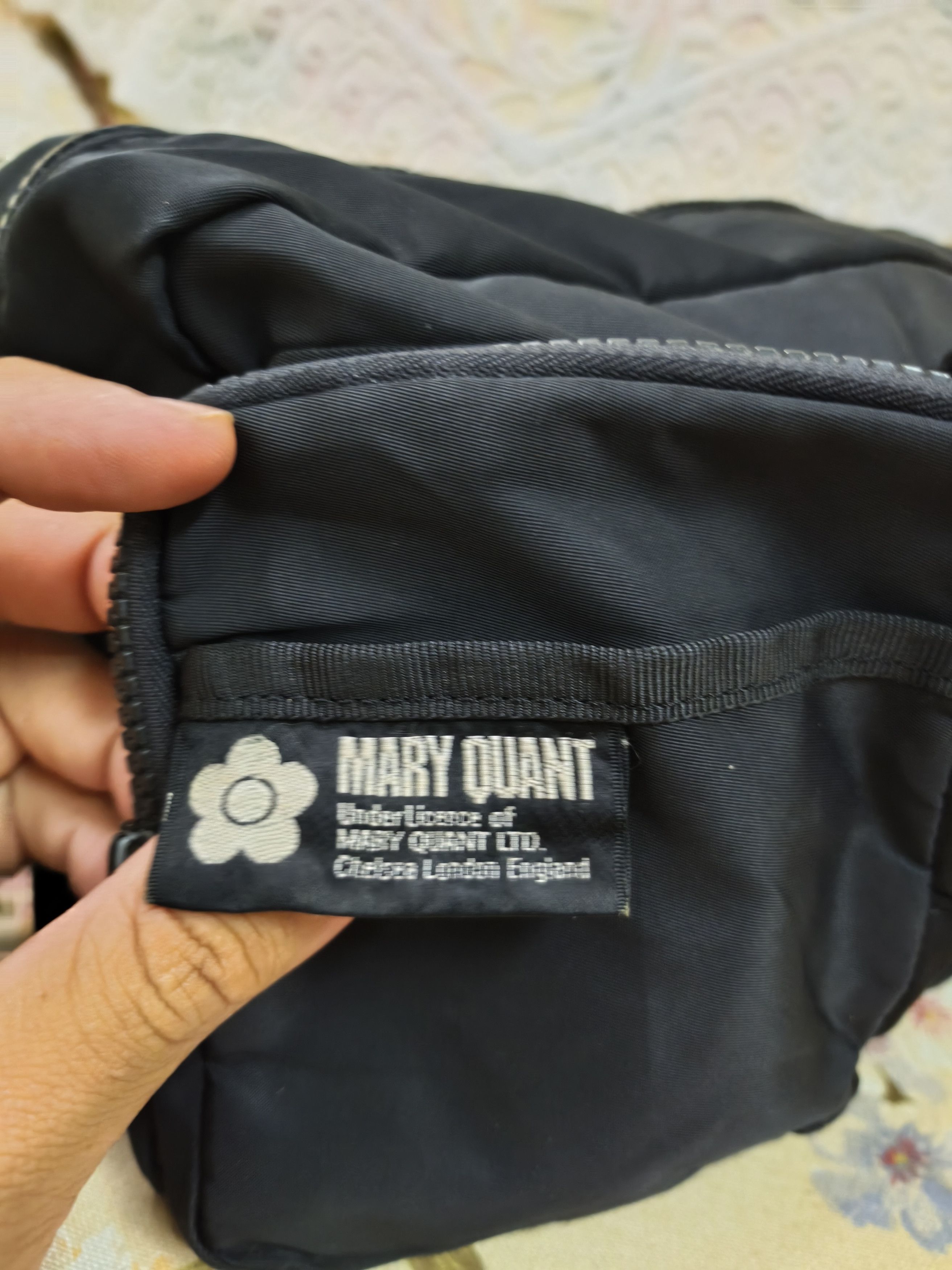 Japanese Brand Mary Quant London Black Waist multi pocket bag Size ONE SIZE - 7 Thumbnail