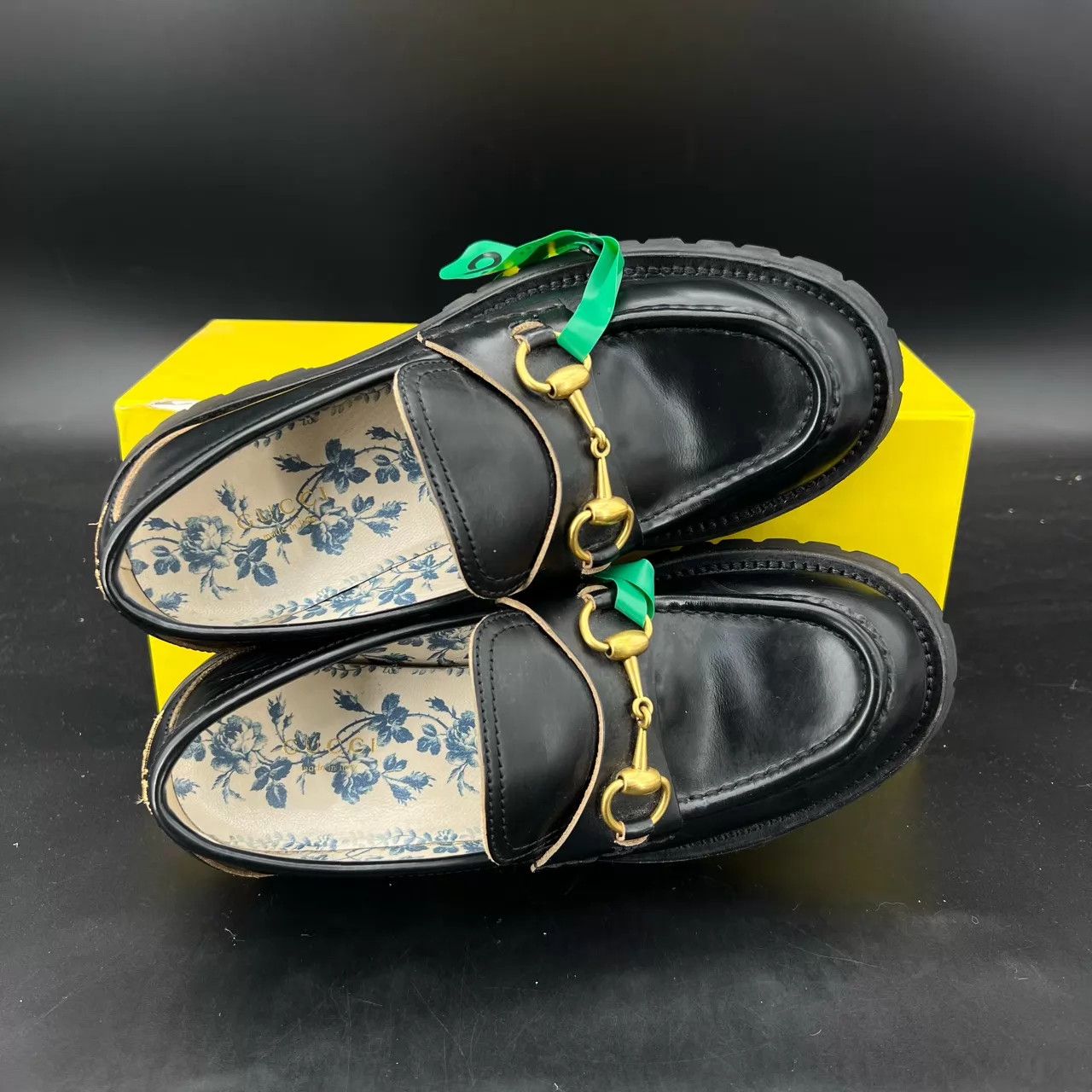 Gucci GUCCI Horsebit Loafer Black 38 Like New Size US 7.5 / IT 37.5 - 7 Thumbnail