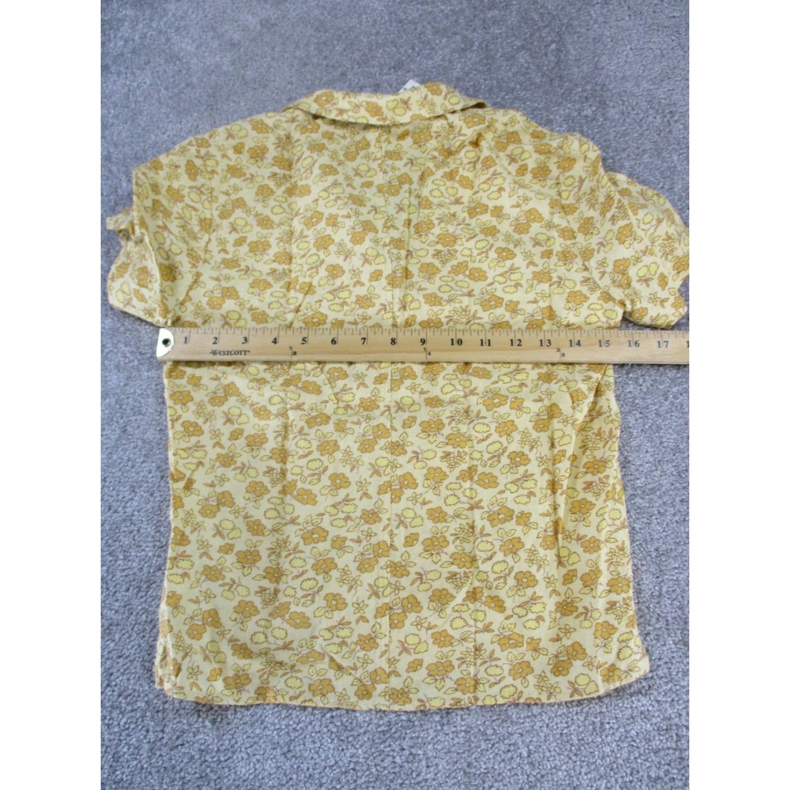 Madewell Madewell Shirt Womens Xxs Yellow Floral Linen New Size XXS / US 00 / IT 34 - 6 Thumbnail