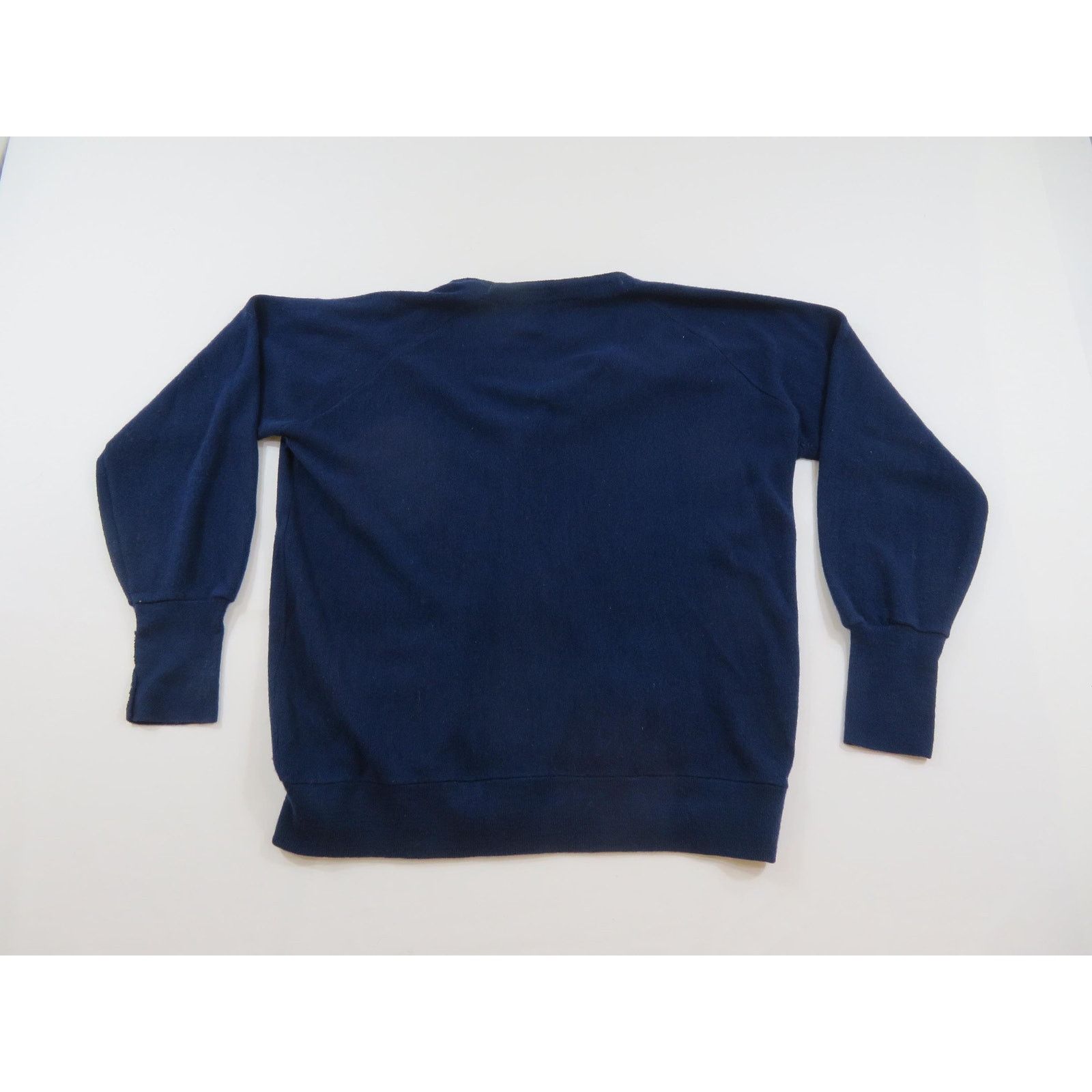 Other Golf Cardigan Sweater Dark Blue Button Up V-Neck 2XL? 1970s Size US XXL / EU 58 / 5 - 2 Thumbnail