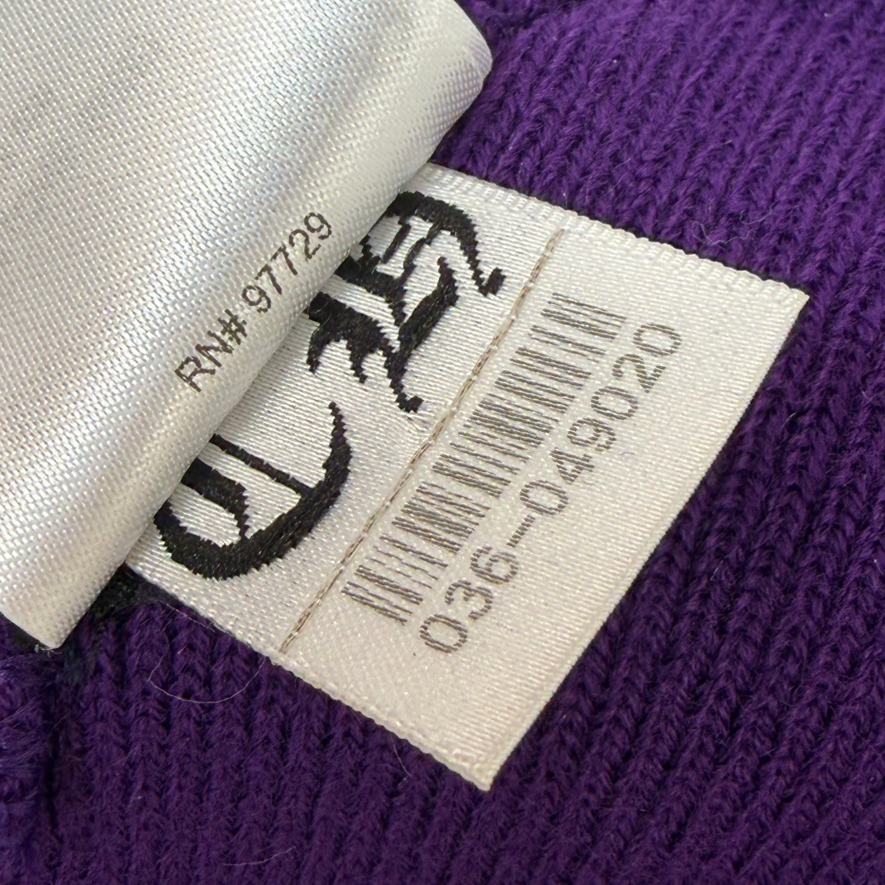 Chrome Hearts Chrome Hearts Red Triple Cross Purple Beanie Size ONE SIZE - 5 Thumbnail