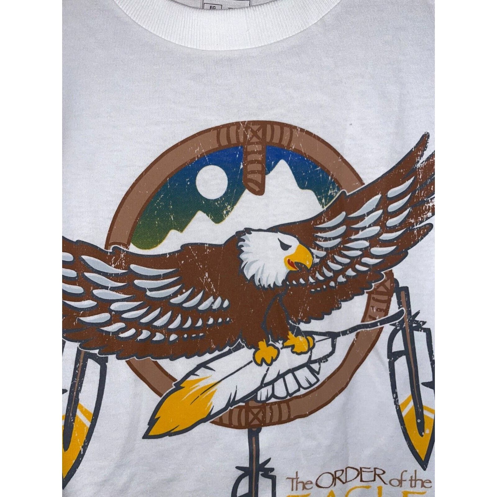 Fruit Of The Loom Vintage Eagle Shirt The Order Of The Eagle Billy Mills Shirt Size US XL / EU 56 / 4 - 2 Thumbnail