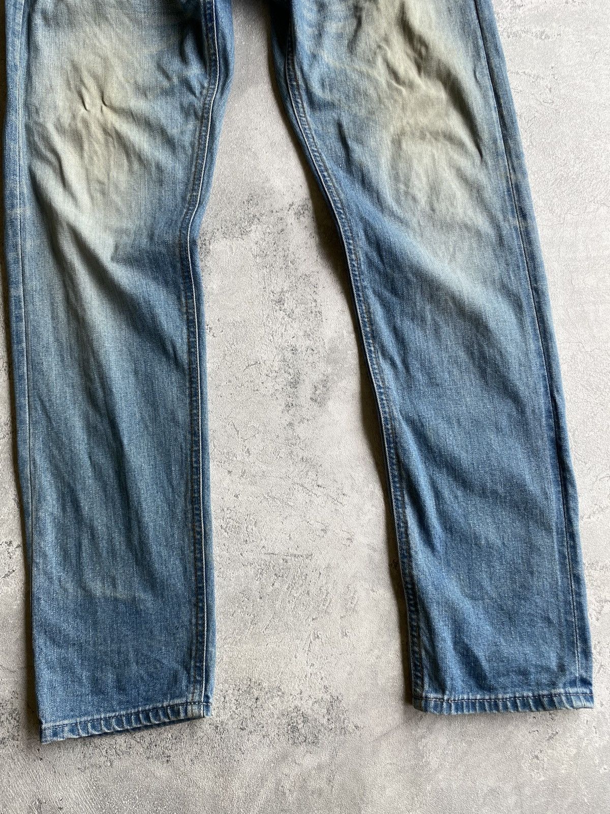 Edwin Edwin Edokatsu Distressed Selvedge Denim Size US 33 - 5 Thumbnail