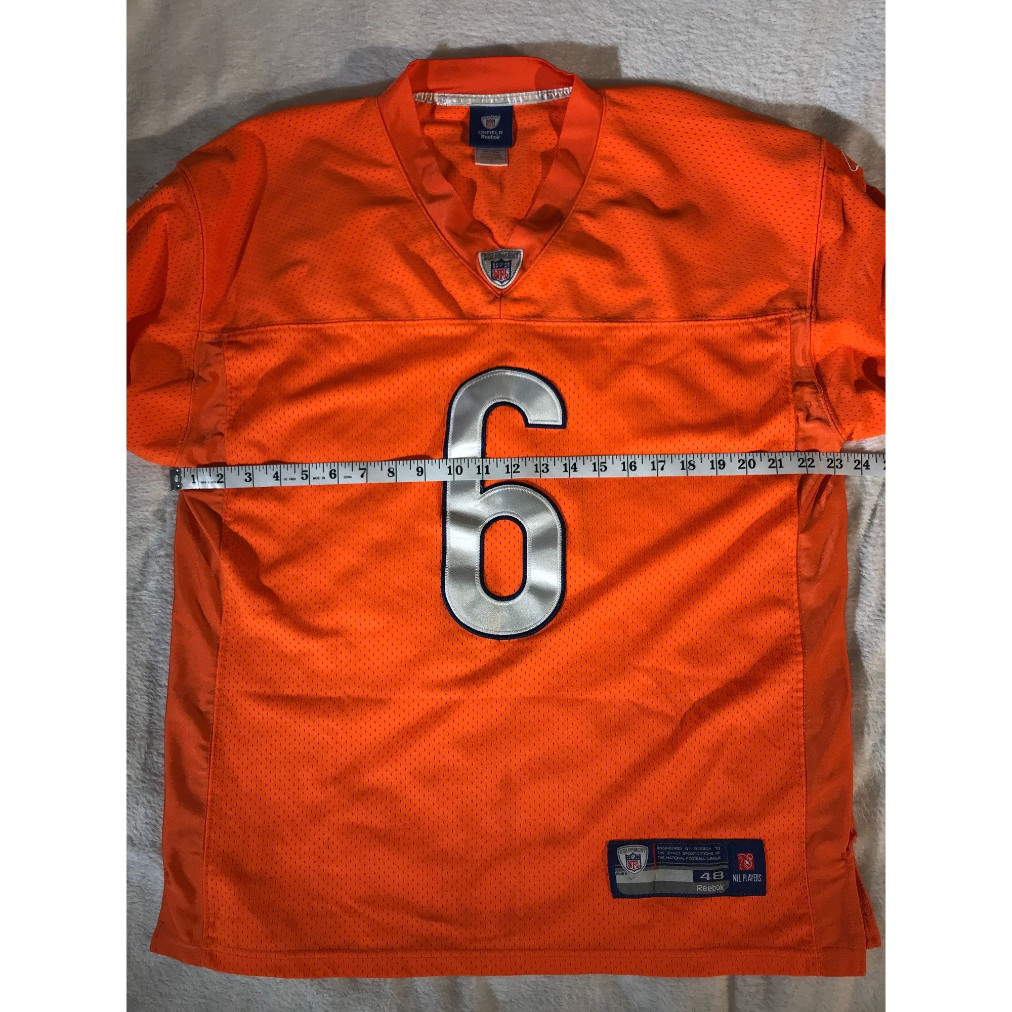Reebok Reebok Mens NFL Orange Chicago Bears Jay Cutler Throwback Je Size US M / EU 48-50 / 2 - 6 Thumbnail