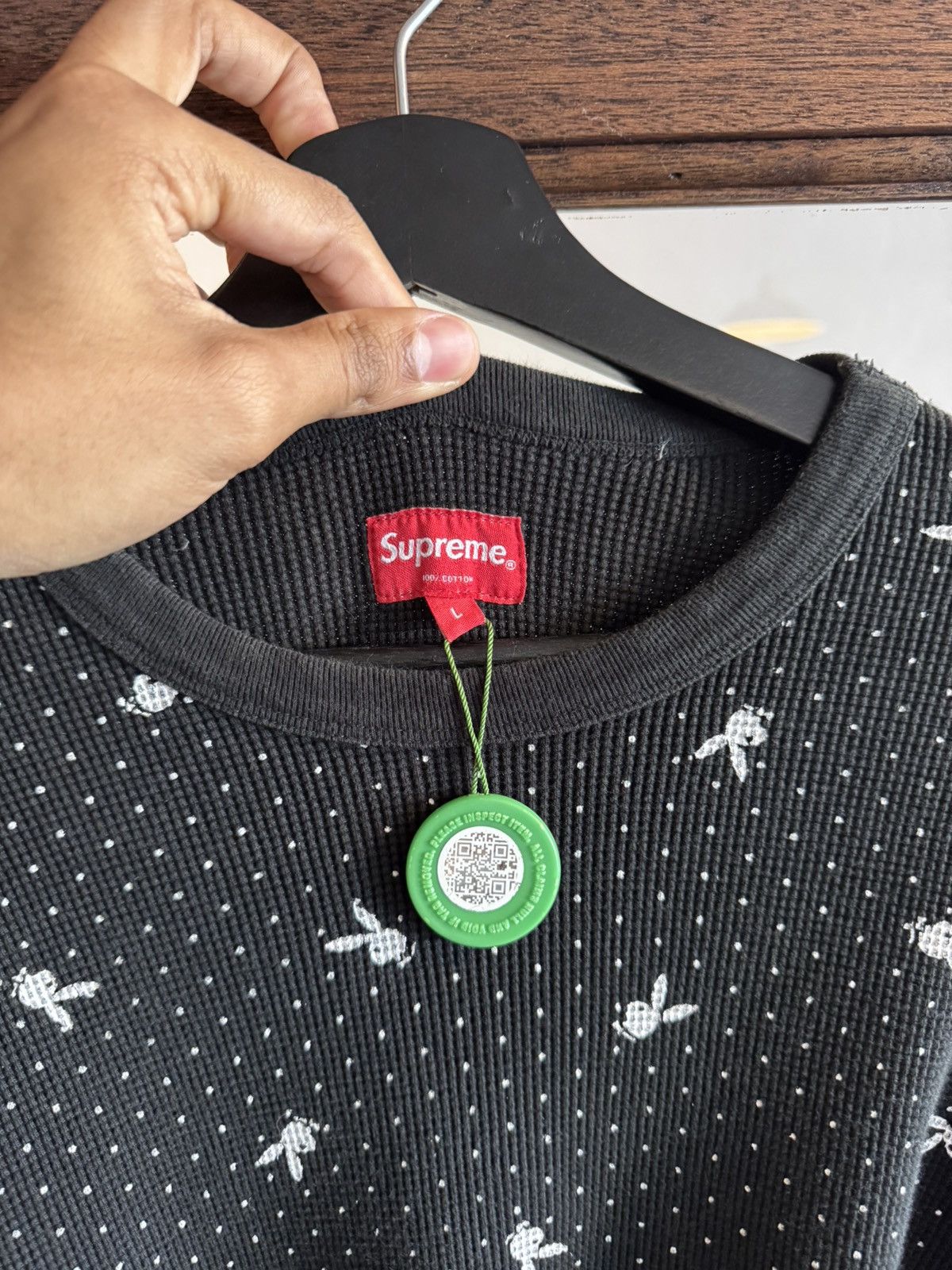 Supreme Supreme Playboy Thermal Long Sleeve Size US L / EU 52-54 / 3 - 3 Thumbnail