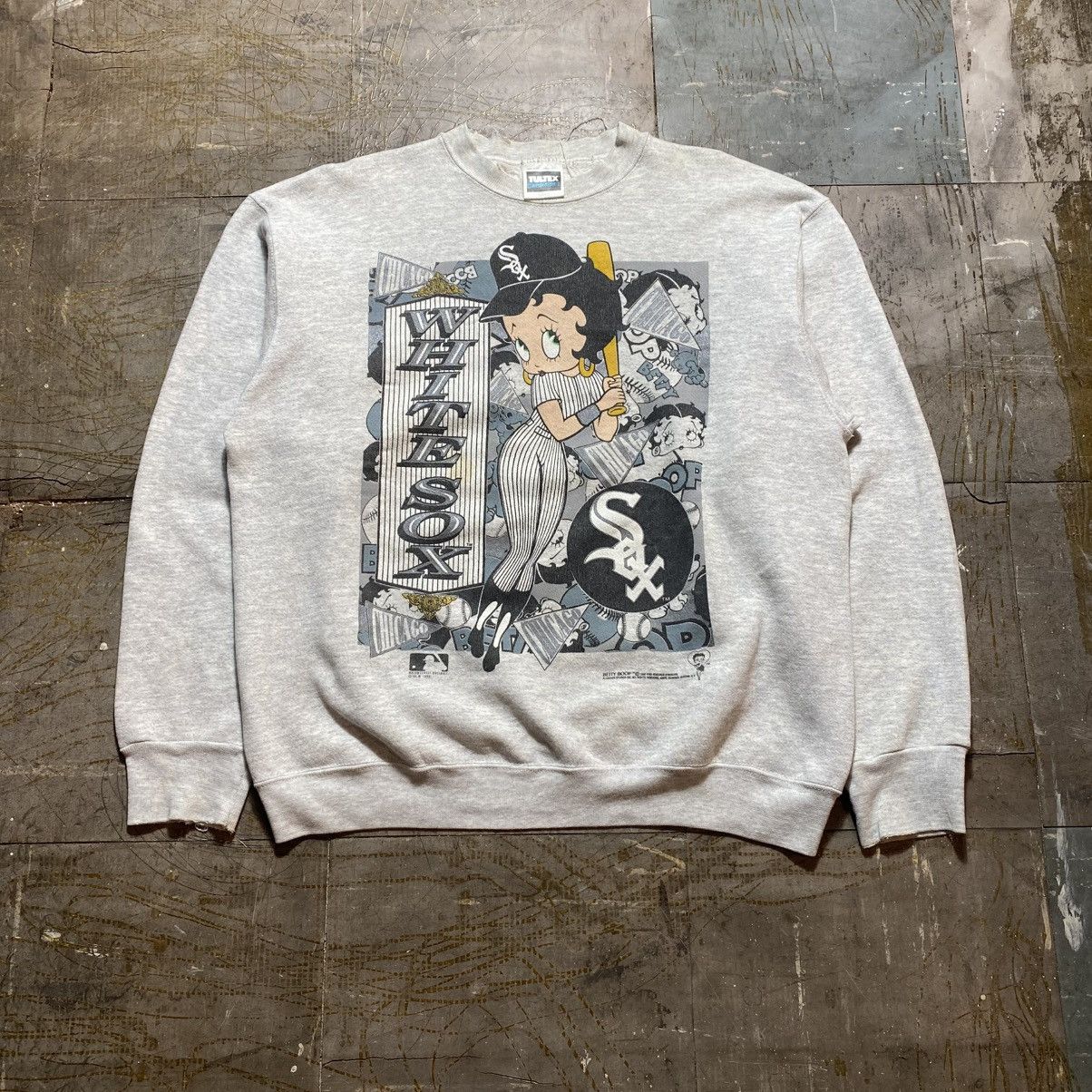 Vintage Betty Boop X MLB White Sox Sweatshirt