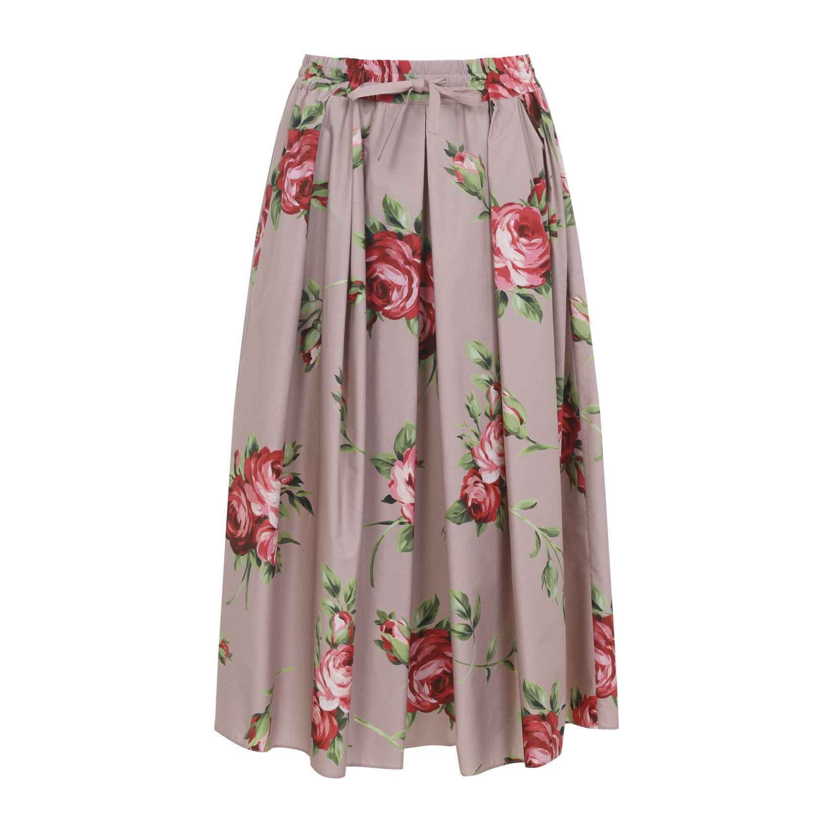 Dolce & Gabbana Dolce & Gabbana Cotton Midi Skirt Size 28" / US 6 / IT 42 - 1 Thumbnail