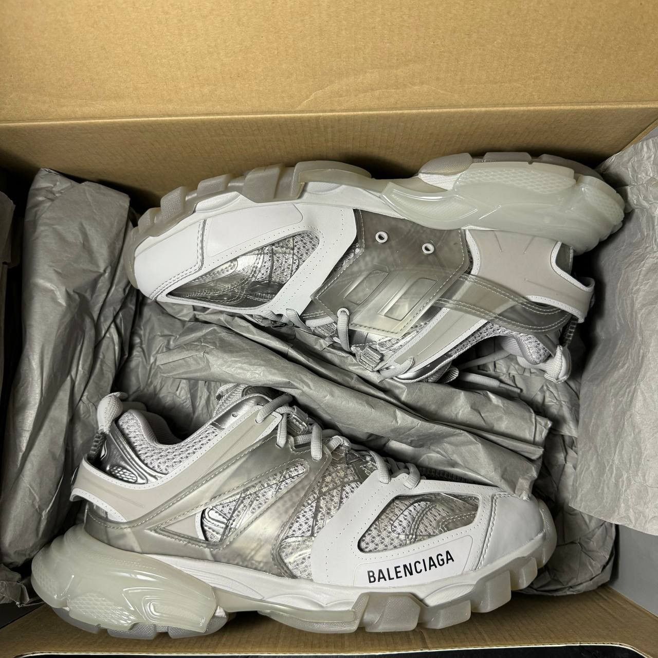 Balenciaga balenciaga track 1 clearsole gray Size US 8 / EU 41 - 10 Thumbnail