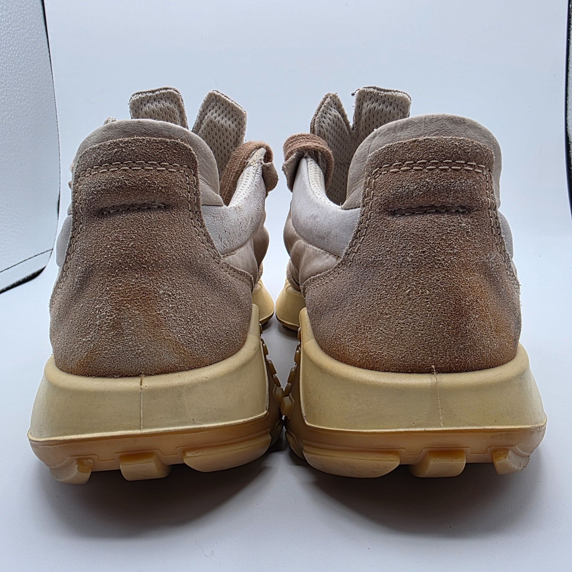 Ecco ECCO Retro Sneaker Womens Size 10.5 Beige Brown Shoes Casual Size US 10.5 / IT 40.5 - 5 Thumbnail