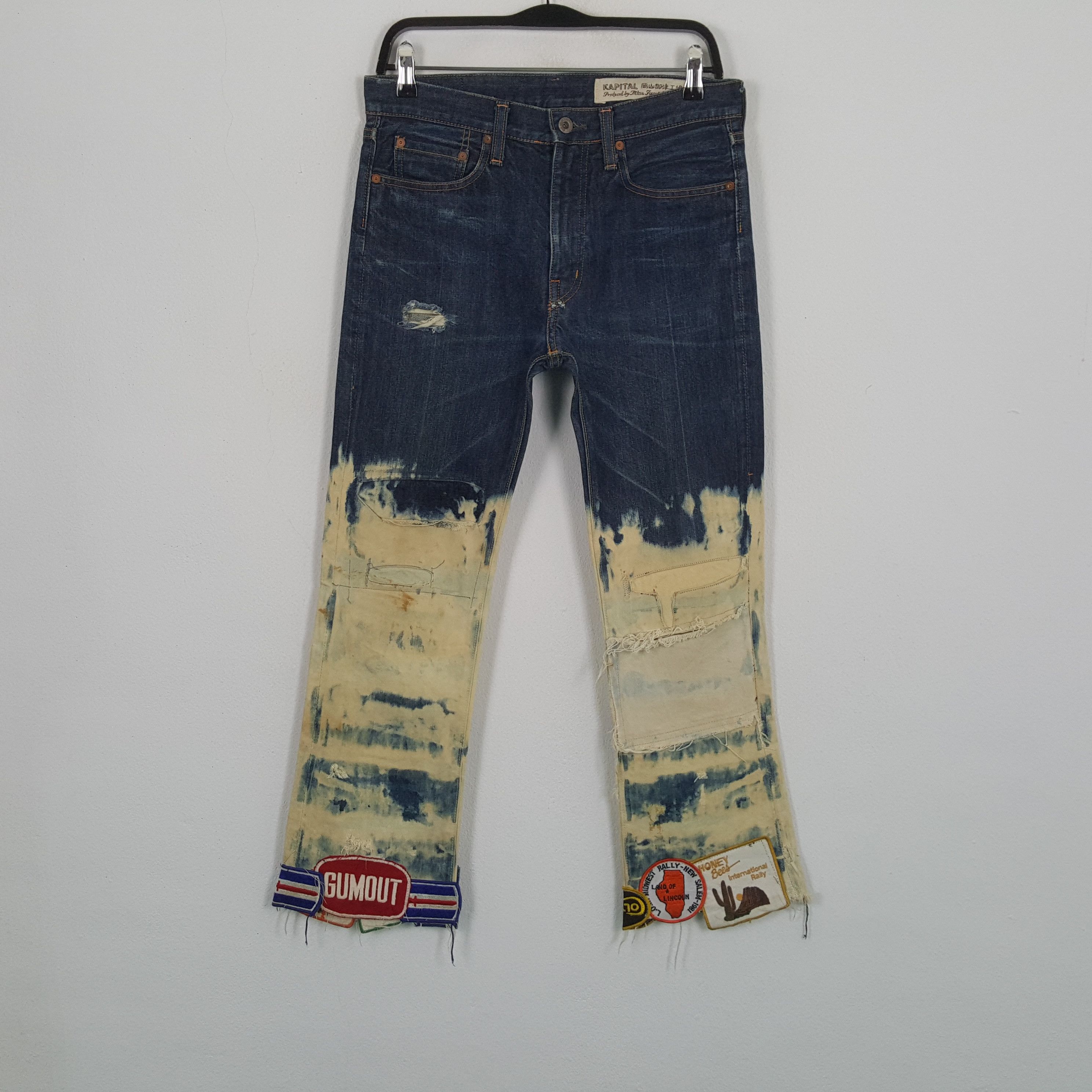Japanese Brand × Kapital × Vintage KAPITAL Japanese Brand Fashion Rare Design Jeans Size US 30 / EU 46 - 1 Thumbnail