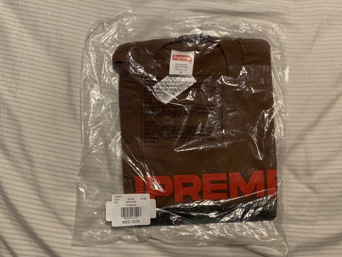 image of Supreme Ss23T10 Ronin Brown Tee Size Medium, Men's