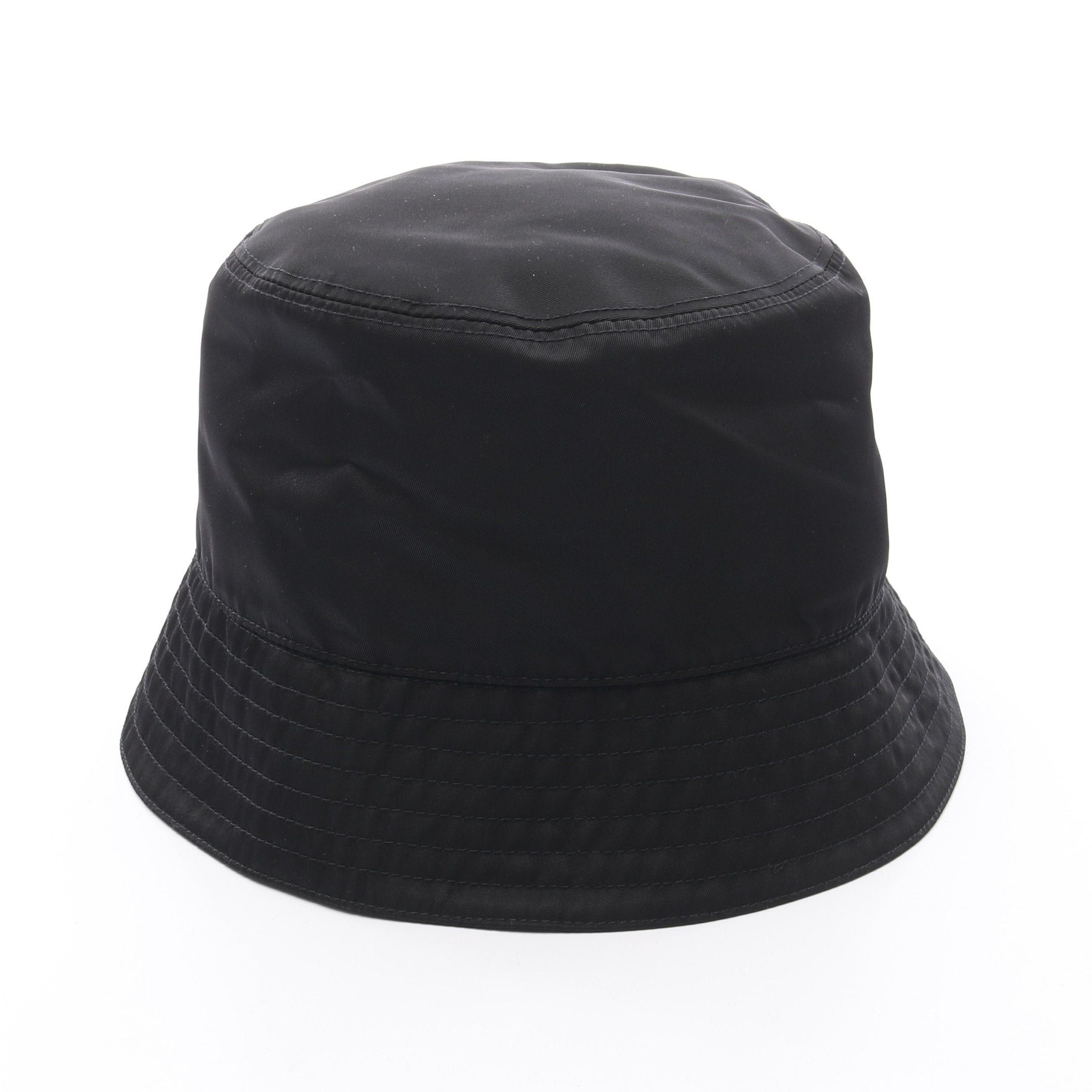 Prada Prada Re-Nylon Bucket Hat Nylon Cotton Black Size ONE SIZE - 1 Thumbnail