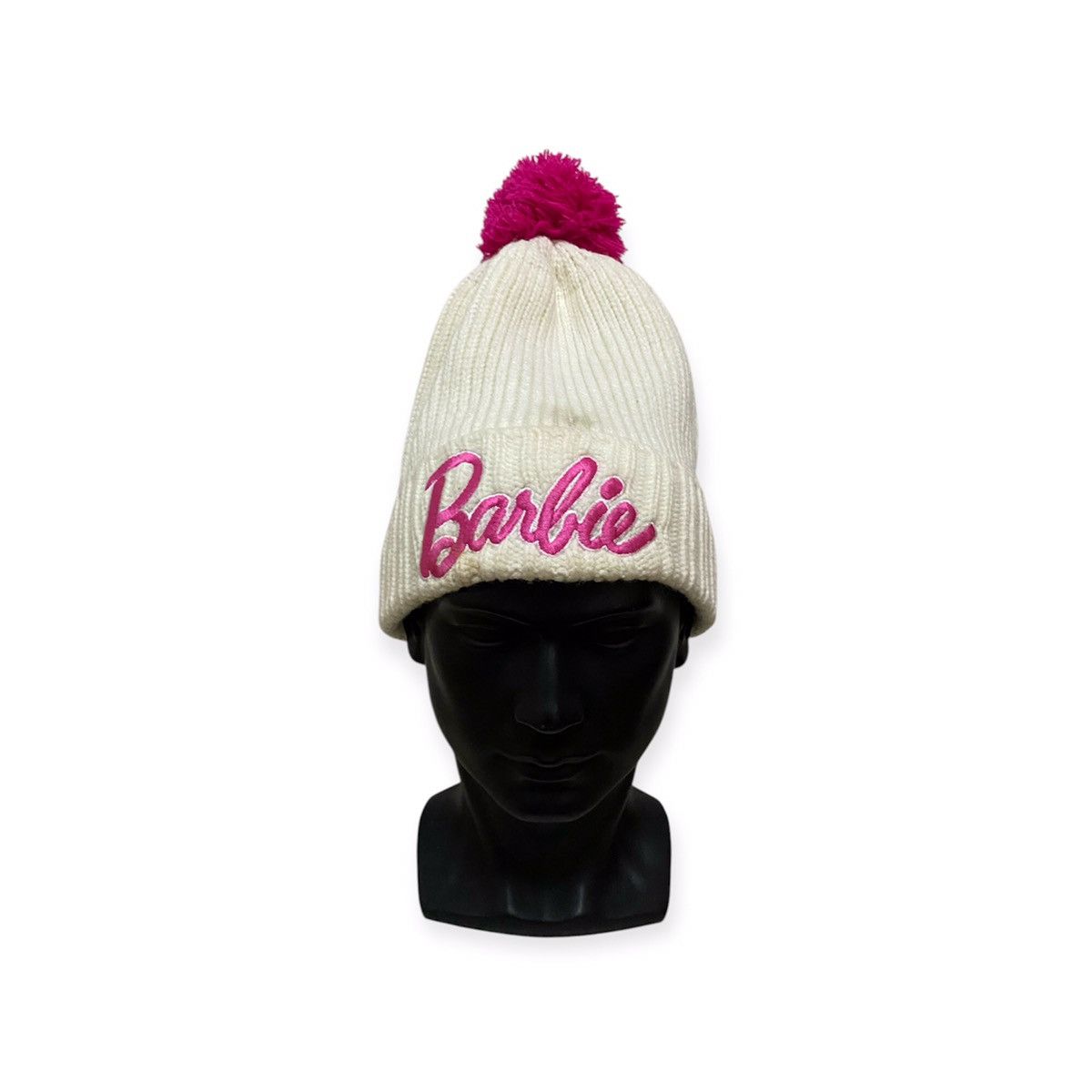 Cartoon Network Barbie Spell Out Bobble Beanie Hat Size ONE SIZE - 1 Thumbnail