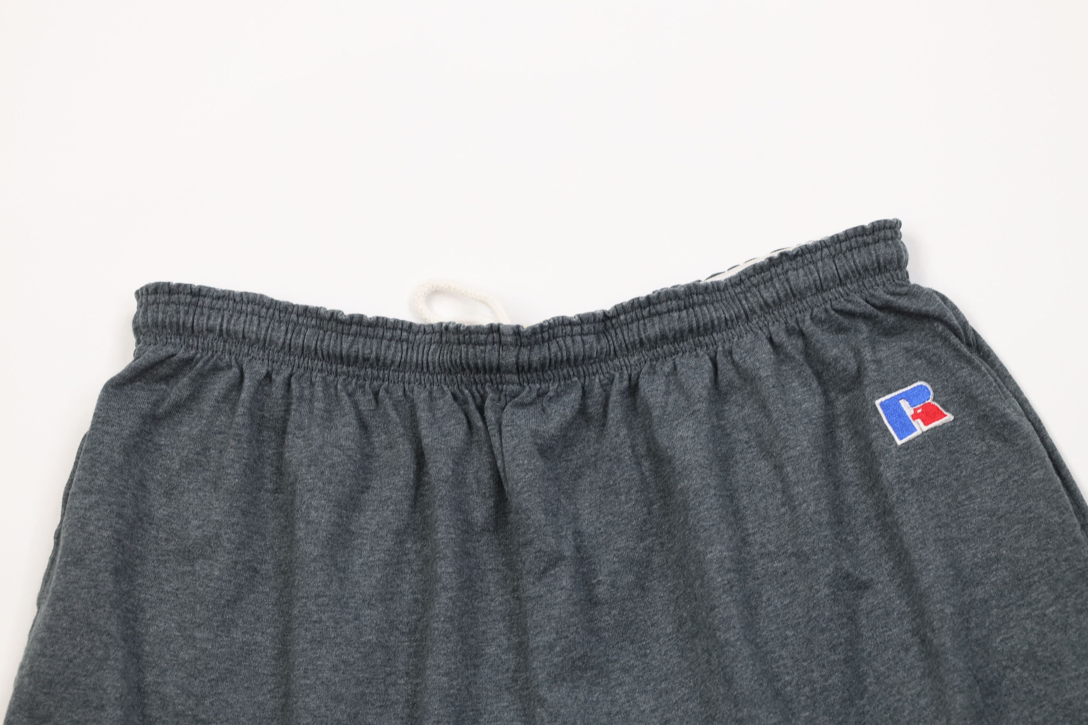 Russell Athletic Vintage 90s Russell Athletic Above Knee Shorts Heather Gray Size US 36 / EU 52 - 2 Thumbnail