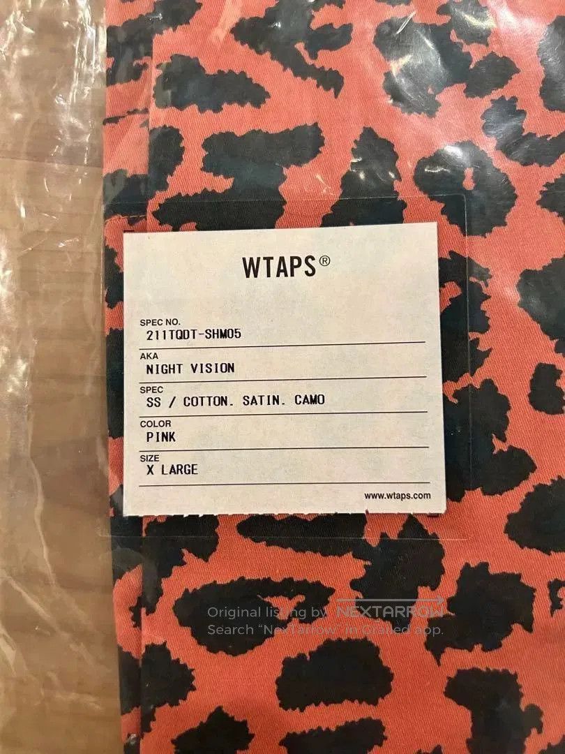 Wtaps WTAPS 21SS Nightvision Short Sleeve Shirt. Size US XL / EU 56 / 4 - 2 Thumbnail