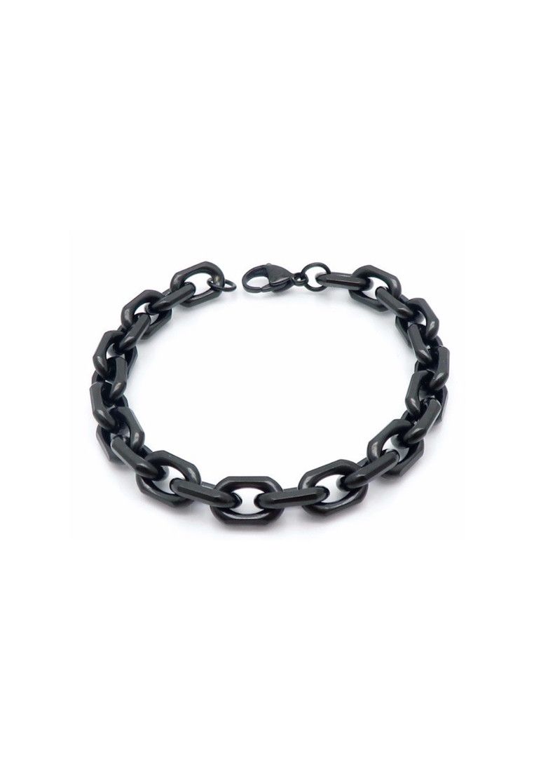 Other Stainless Steel 8mm Rock Hip Hop Bracelet Size ONE SIZE - 1 Thumbnail