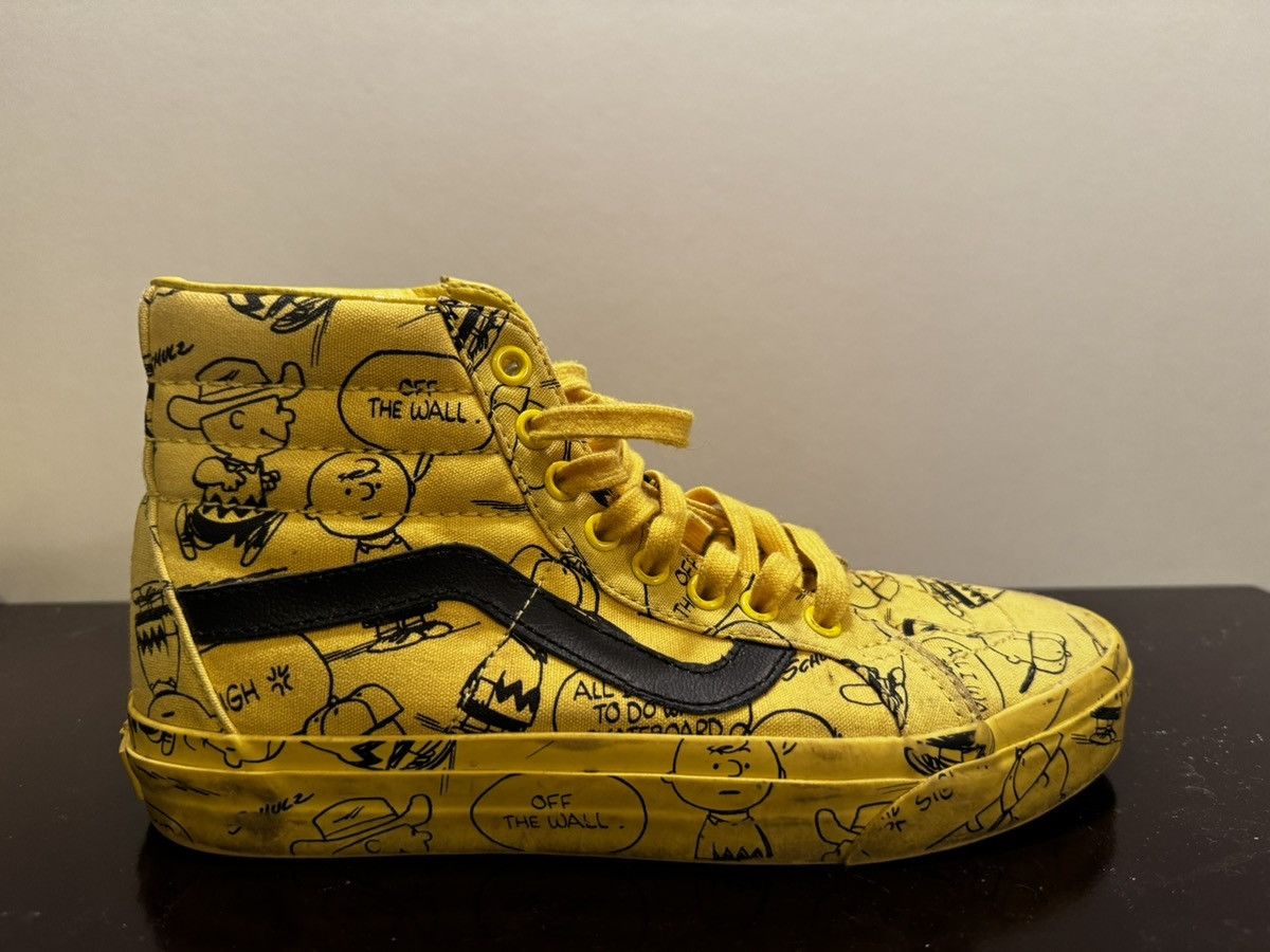 Peanuts × Vans Vans x Peanuts Sk8-Hi ‘Charlie Brown Maize’ Size US 7 / EU 40 - 4 Thumbnail