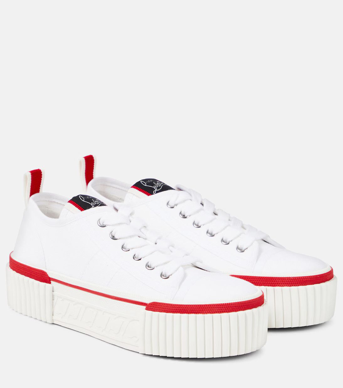 Christian Louboutin o1bcso1str0825 Super Pedro 40 Sneaker in White Size US 10 / IT 40 - 2 Thumbnail