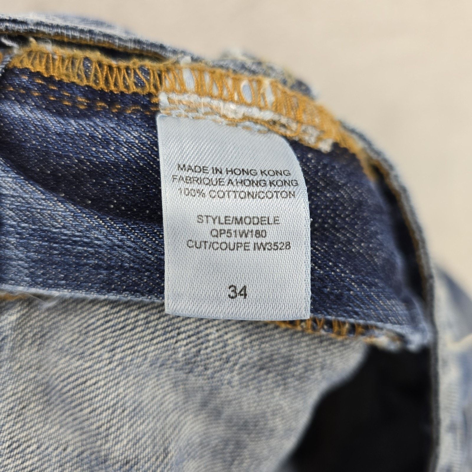 Guess Vtg Guess USA Jeans 34 (Fits 38x30) Embroidered Distressed Size 38" / US 16 / IT 52 - 6 Thumbnail