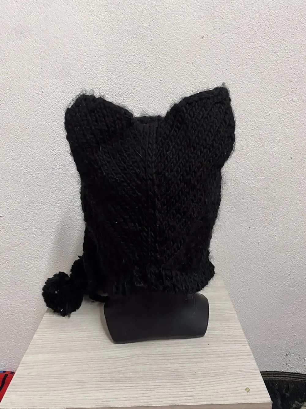 Japanese Brand × Kapital × Vintage Rare Japanese Brand Bunny Horn Knit Beanie Hat Size ONE SIZE - 4 Thumbnail