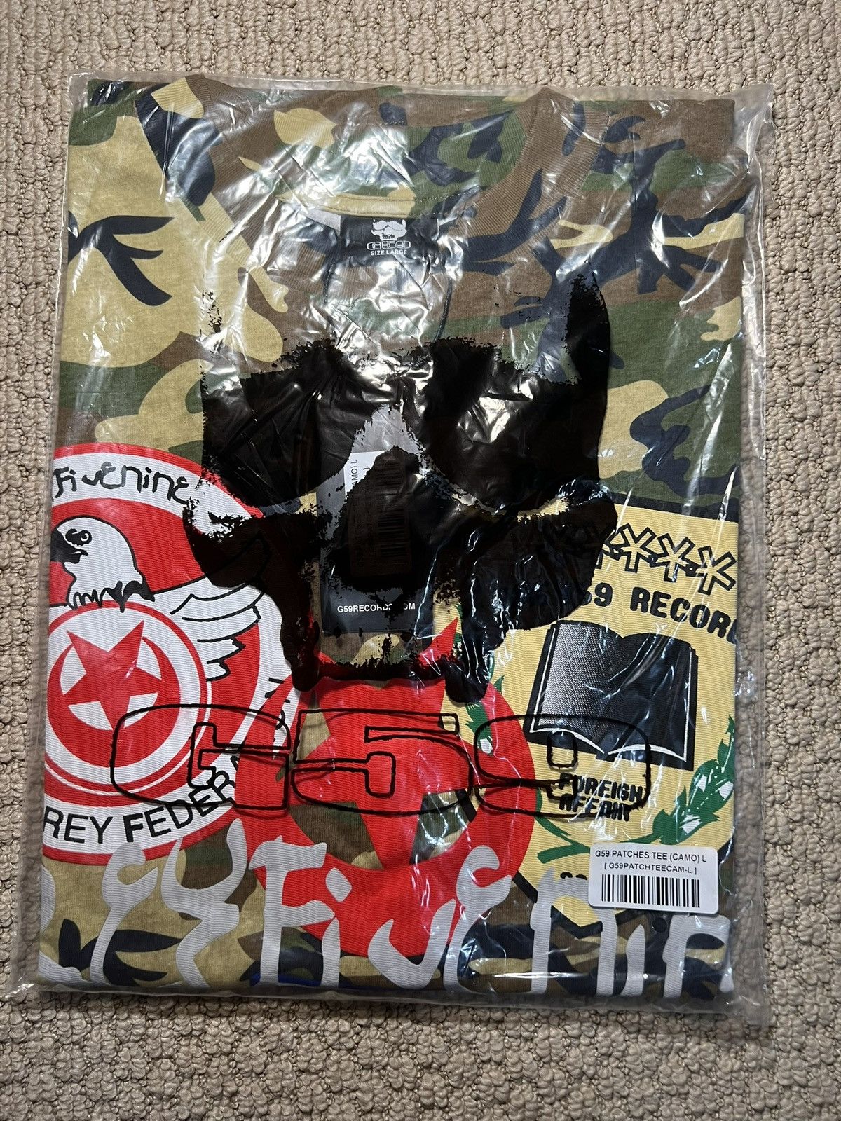 G59 Records G59 PATCHES TEE (CAMO) L Size US L / EU 52-54 / 3 - 3 Thumbnail