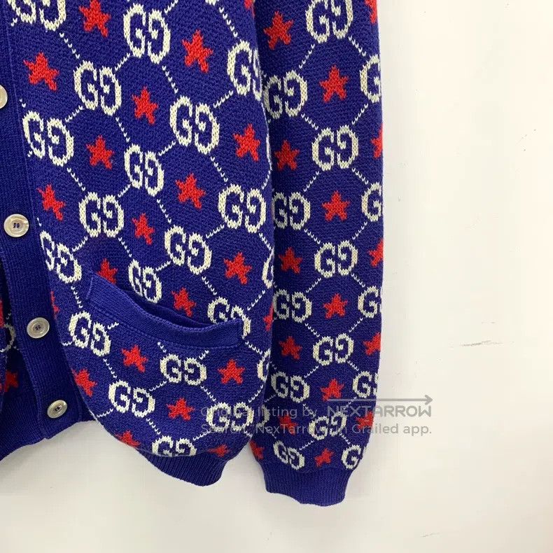 Gucci Gucci Colour block five-pointed star logo jacquard full pr Size US L / EU 52-54 / 3 - 4 Thumbnail