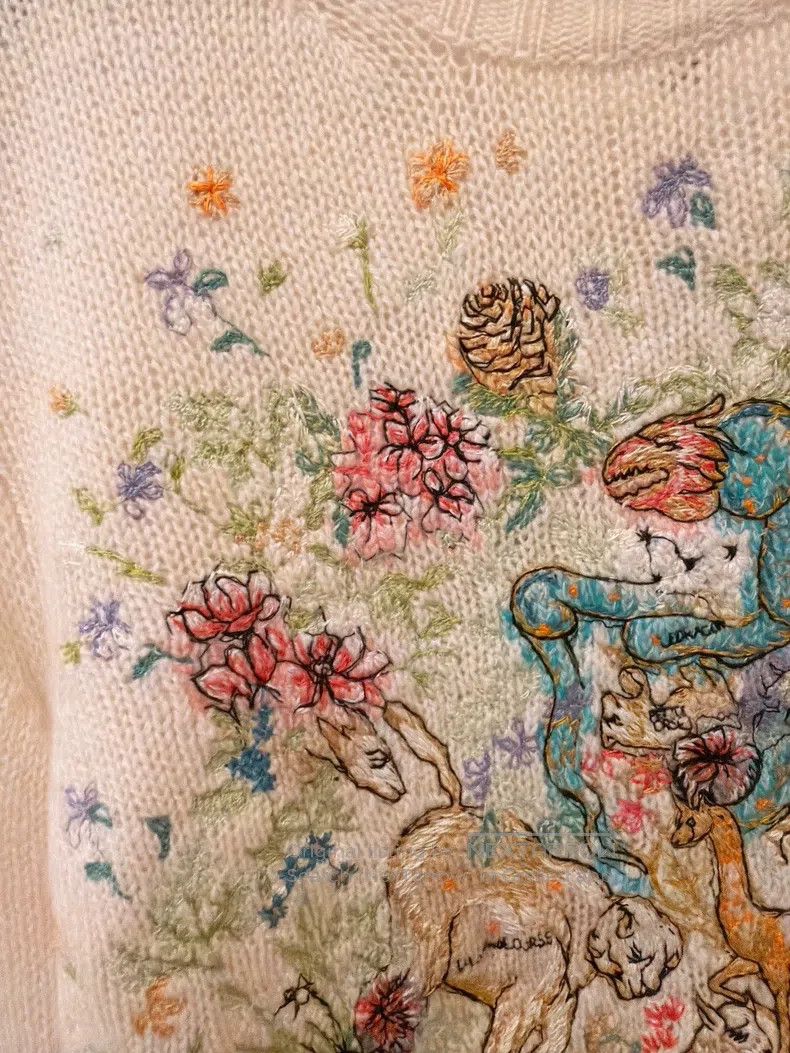 Dior Dior Constellation Series Colourful Embroidered Cashmere S Size XS / US 0-2 / IT 36-38 - 4 Thumbnail