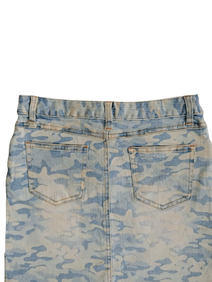 Japanese Brand Vintage Unbrand Camo Mini Skirt Japanese Brand Size 28" / US 6 / IT 42 - 4 Thumbnail