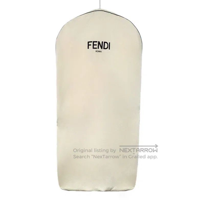 Fendi Fendi Deep Brown Classic Monogram Printed Merino Wool Hood Size XS / US 0-2 / IT 36-38 - 9 Thumbnail