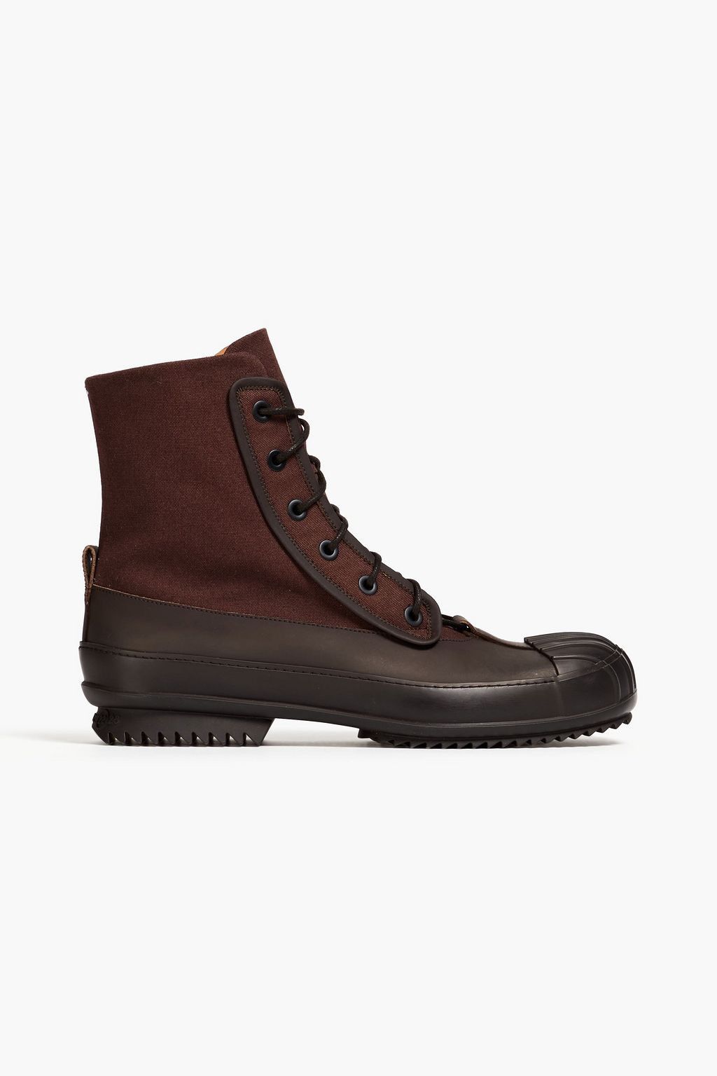Maison Margiela Maison Margiela Leather trimmed Canvas Boots Size US 7 / EU 40 - 2 Thumbnail