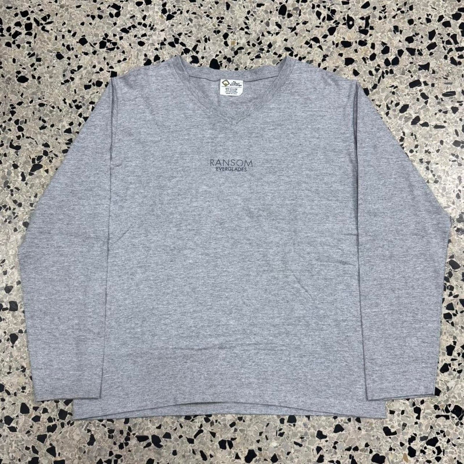 Fruit Of The Loom × Vintage VINTAGE 90S Y2K WOMENS RANSOM EVERGLADES LONGSLEEVE TEE: Size US M / EU 48-50 / 2 - 2 Thumbnail