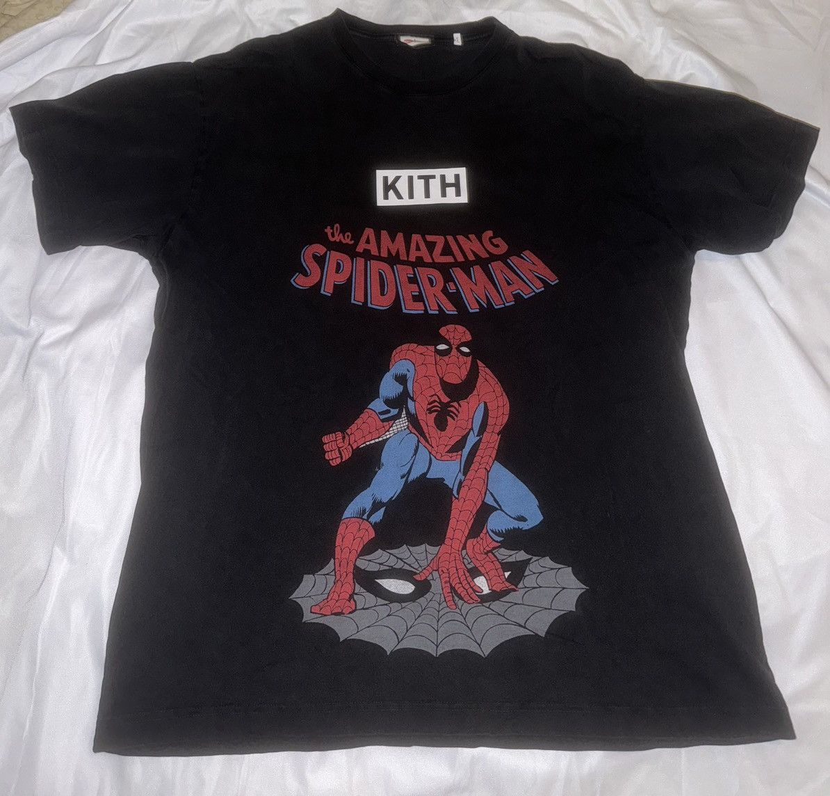 Kith × Marvel Comics Spiderman Kith Tee | Grailed