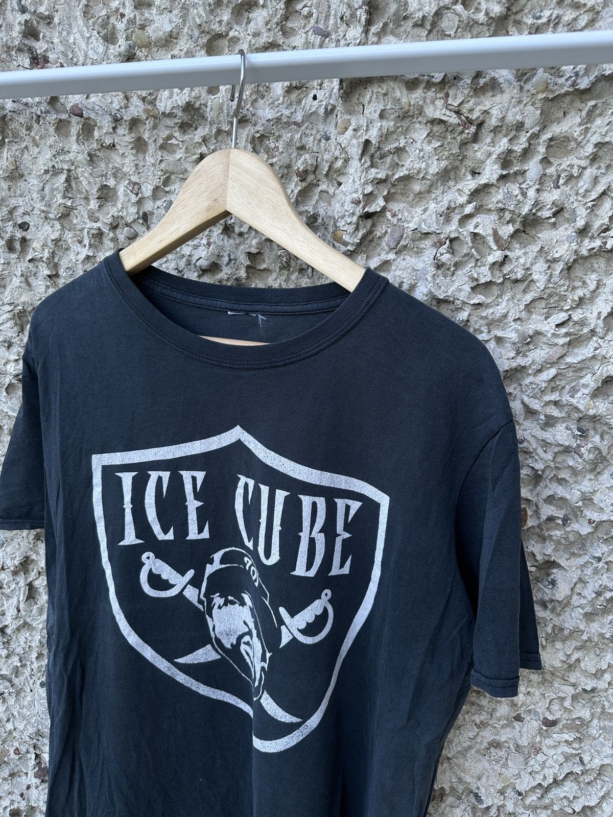 Rap Tees × Vintage Vintage 2000s y2k trashed Ice Cube tee t-shirt Size US L / EU 52-54 / 3 - 4 Thumbnail