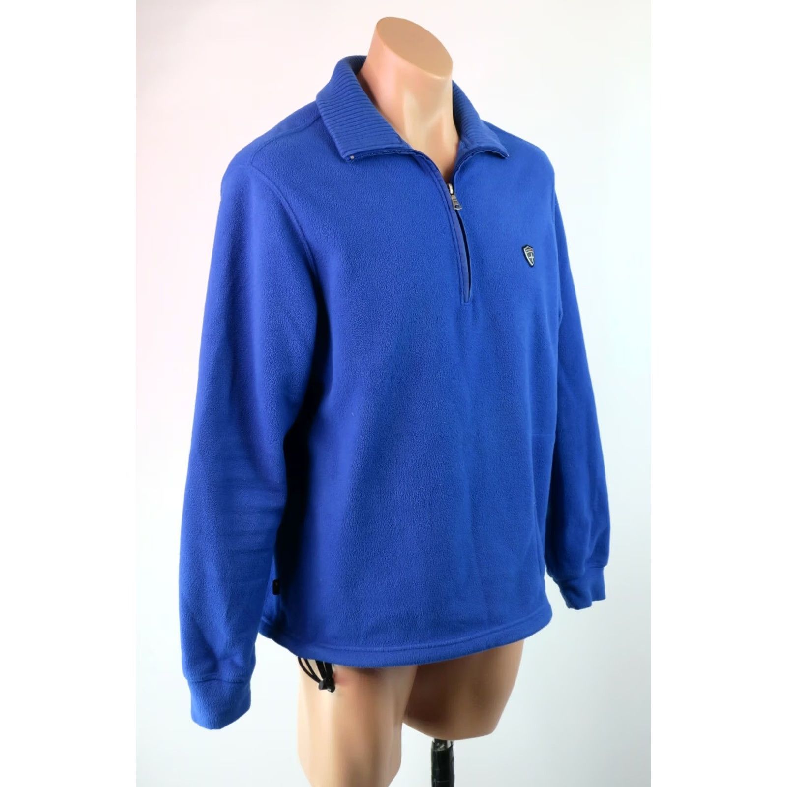 Polo Ralph Lauren VINTAGE Polo Ralph Lauren Sport Jacket Men M Blue 1/4 Zip Polartec Fleece 90s Polo Ralph Lauren Sport 90s Mens Jacket Size US M / EU 48-50 / 2 - 5 Thumbnail