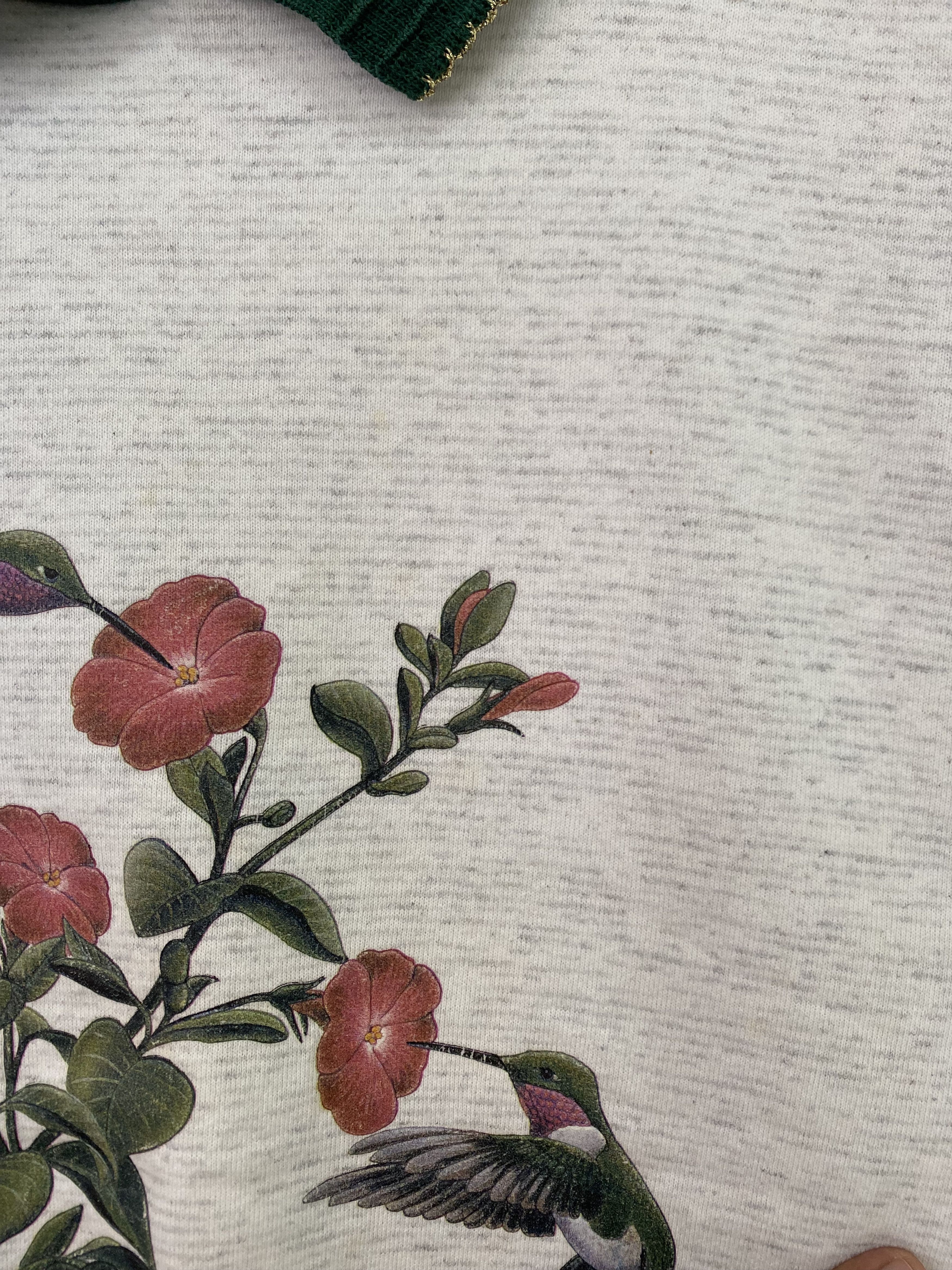 Habitat × Vintage Vintage Sweatshirt Humming Bird Flower Collar L Size Size US L / EU 52-54 / 3 - 12 Thumbnail