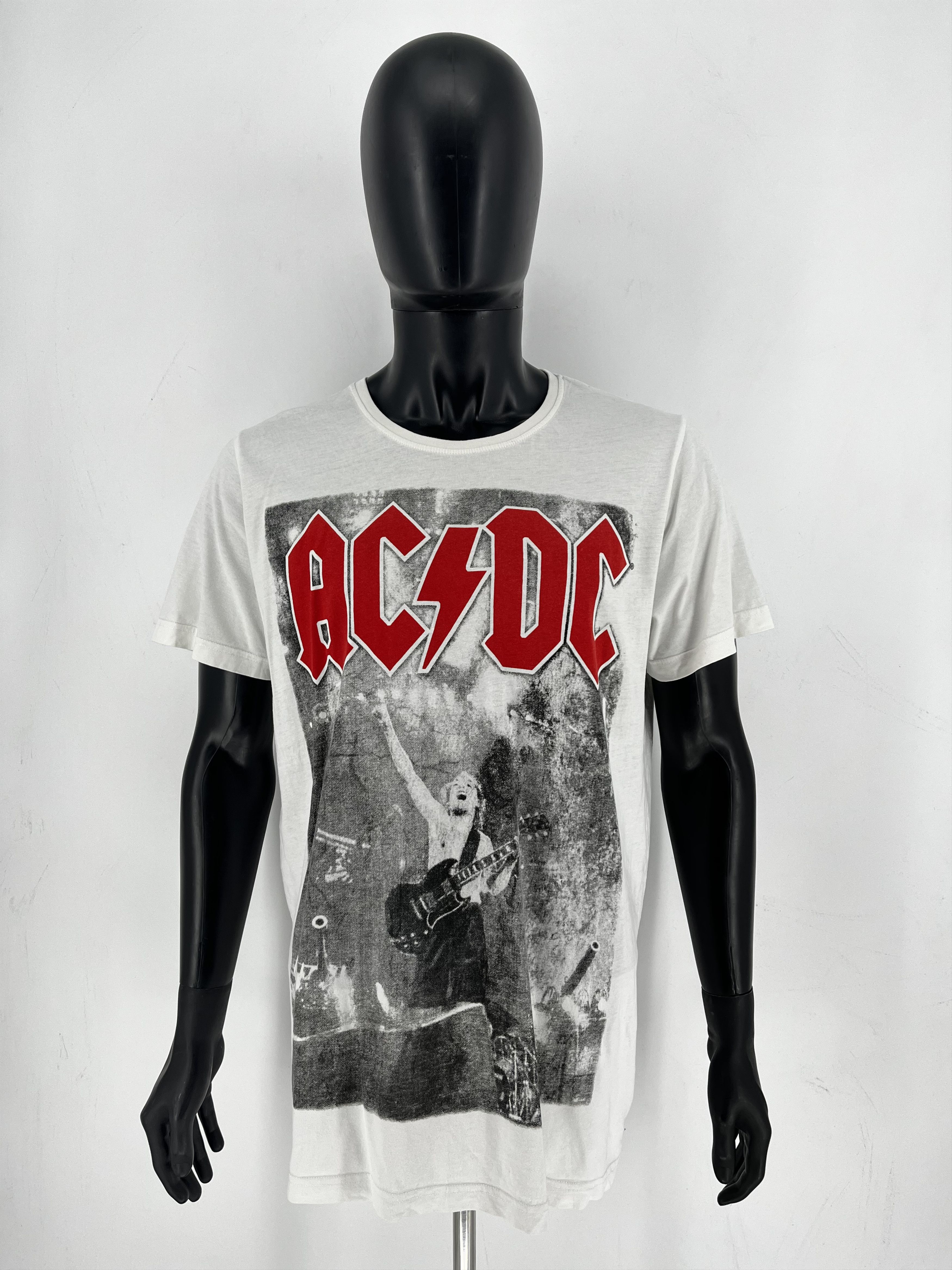 Band Tees VINTAGE 90 AC/DC TEE HORROR FACE VAMPIRE OPIUM BAND ROCK Size US XL / EU 56 / 4 - 3 Thumbnail