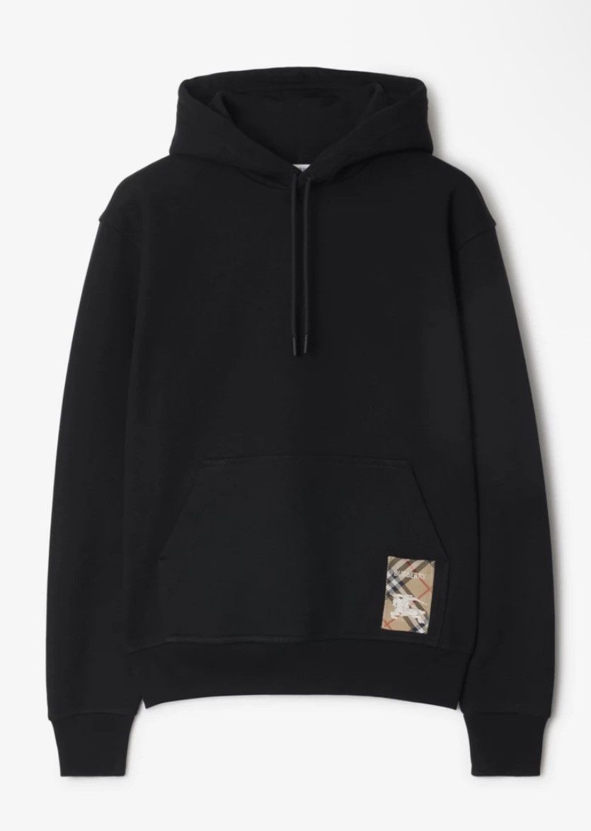 Burberry Check Label Cotton Hoodie Size US XL / EU 56 / 4 - 1 Thumbnail