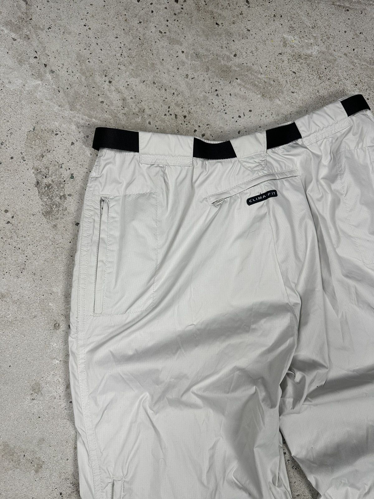 Nike × Vintage Vintage Y2K Nike Cargo Track Hiking Grey White Pants Size US 30 / EU 46 - 14 Thumbnail