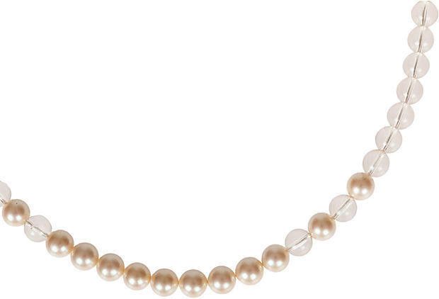 Yves Saint Laurent Yves Saint Laurent Lucite and Simulated Pearl Bead Necklace Size ONE SIZE - 5 Thumbnail