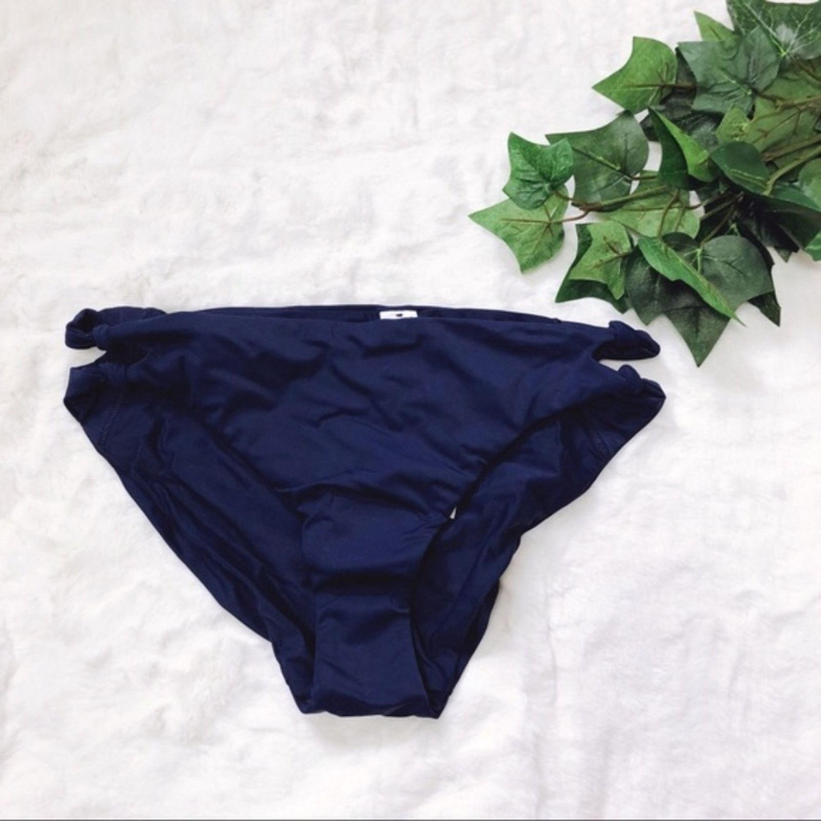 Loft LOFT Blue Beach Knotted Hipster Bikini Bottom Size 26" / US 2 / IT 38 - 6 Thumbnail