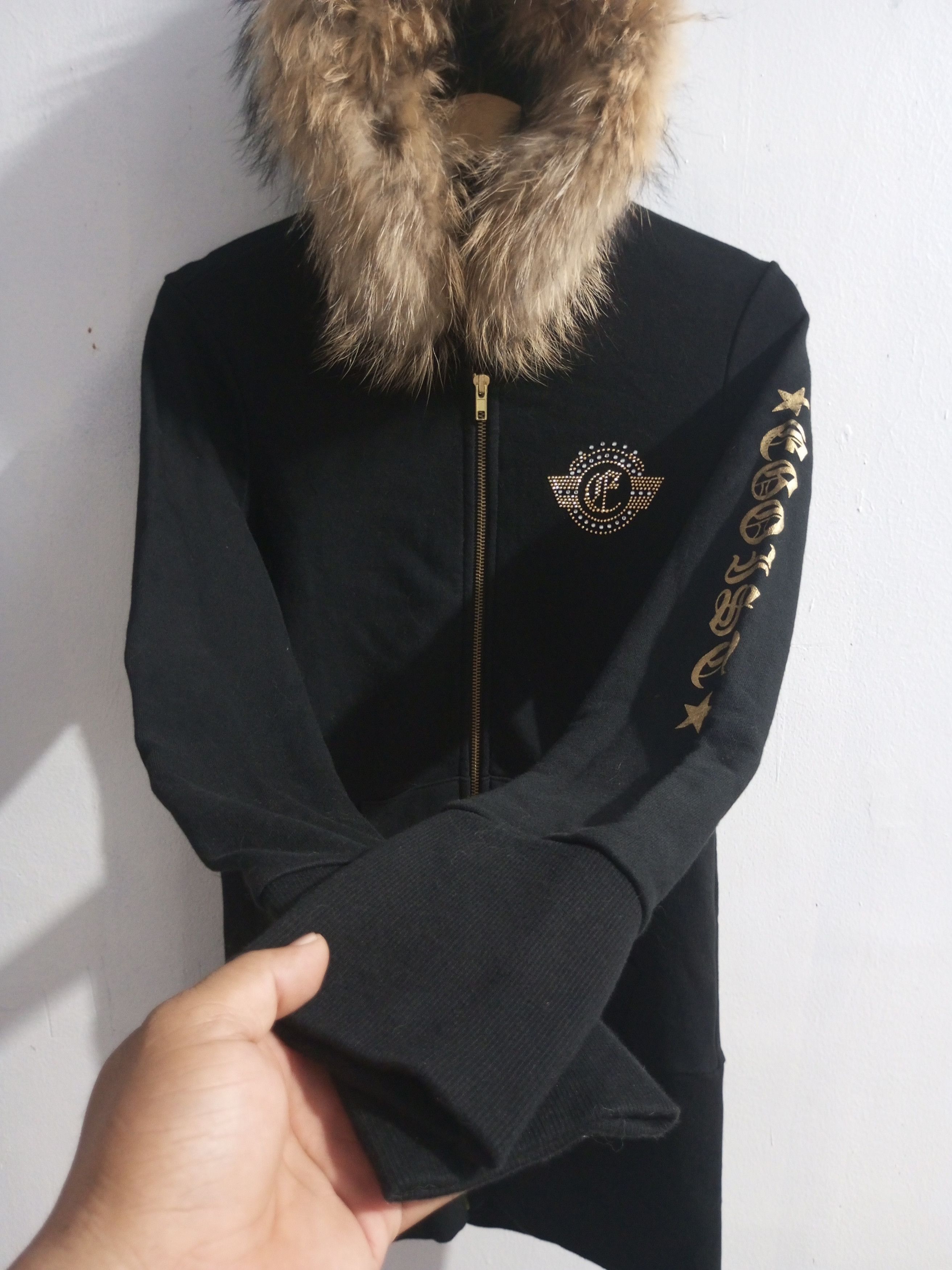 If Six Was Nine × Japanese Brand × Le Grande Bleu (L.G.B.) Egoist wings angles fur hoodie Size S / US 4 / IT 40 - 4 Thumbnail