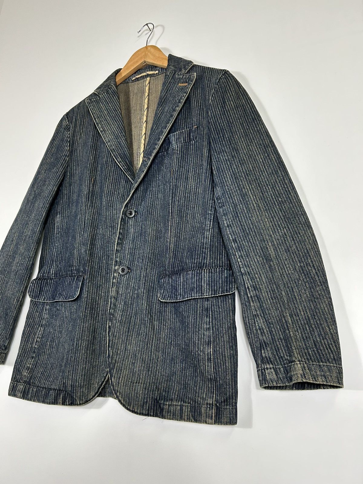 Boycott × Japanese Brand ⚡️Vintage Boycott Denim Single Breast Coat Jacket Size US S / EU 44-46 / 1 - 3 Thumbnail