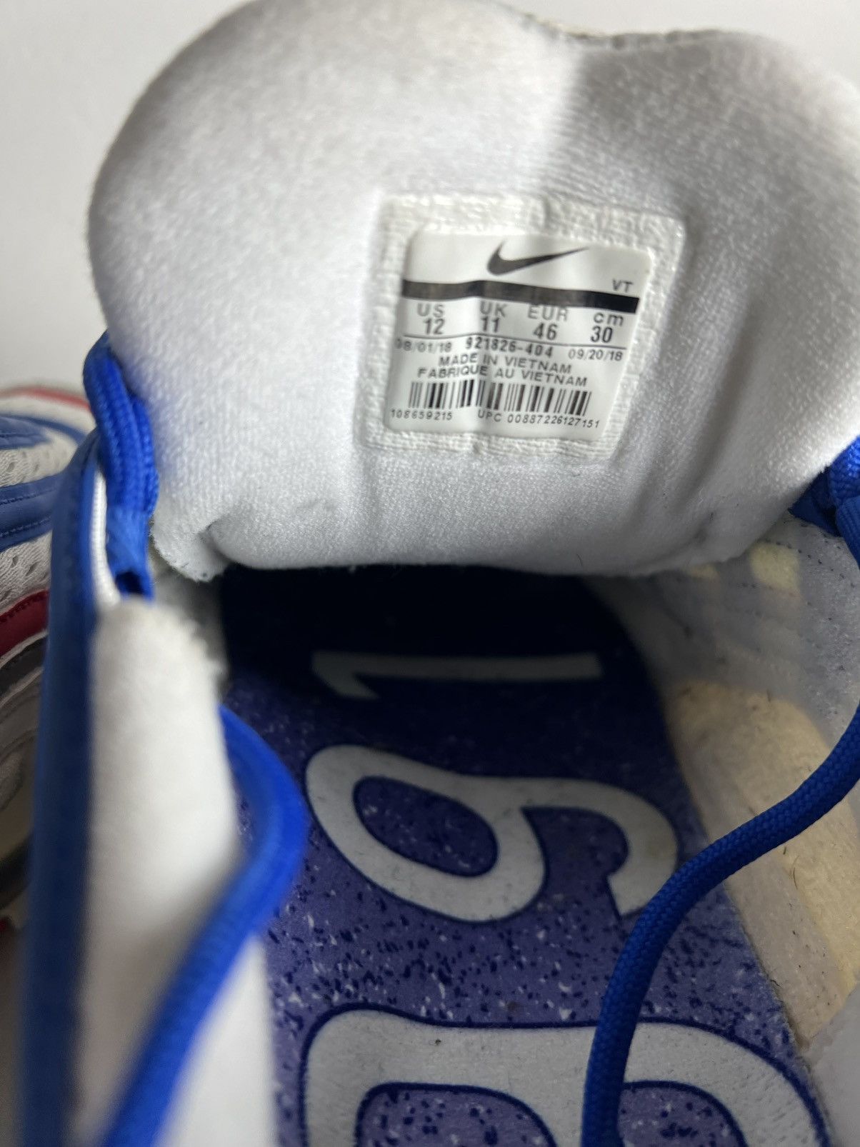 Nike Nike AM97 "Game Royal" NBA All-Star Weekend Charlotte 1991 Size US 12 / EU 45 - 16 Thumbnail
