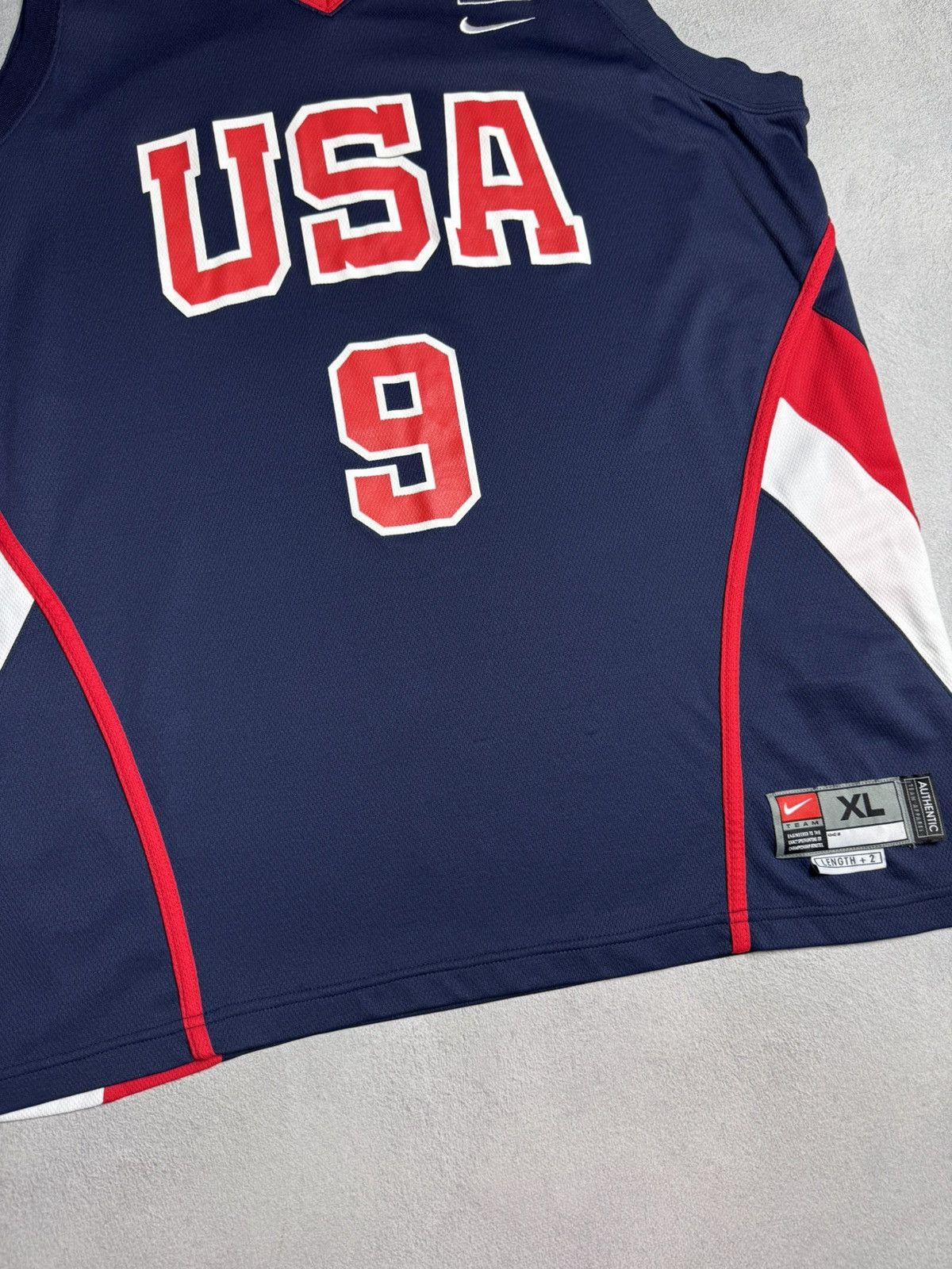 Nike Team USA Olympics Basketball Jersey Nike #9 Dwyane Wade Size US XL / EU 56 / 4 - 4 Thumbnail