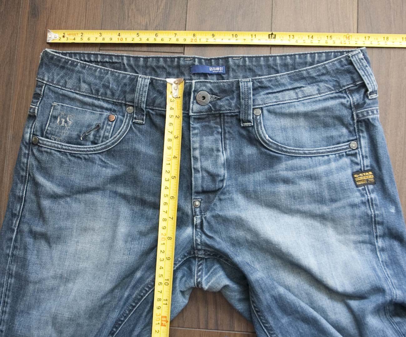 G-Star G Star Jeans Attacc Low Straight Size 33x31 Blue Size US 33 - 8 Thumbnail
