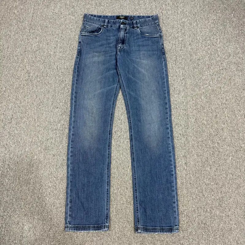 Fendi Fendi Men's Casual Blue Denim Pants 0089 Size US 32 / EU 48 - 1 Thumbnail