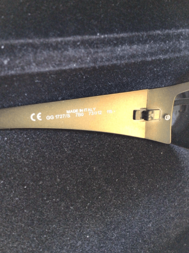 Gucci Gucci Sunglasses GG1727 Mask Logo Shield GG Sport Vintage Size ONE SIZE - 6 Thumbnail